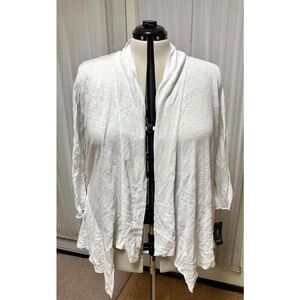 Alfani white flyaway cardigan size 2x. New with tags.